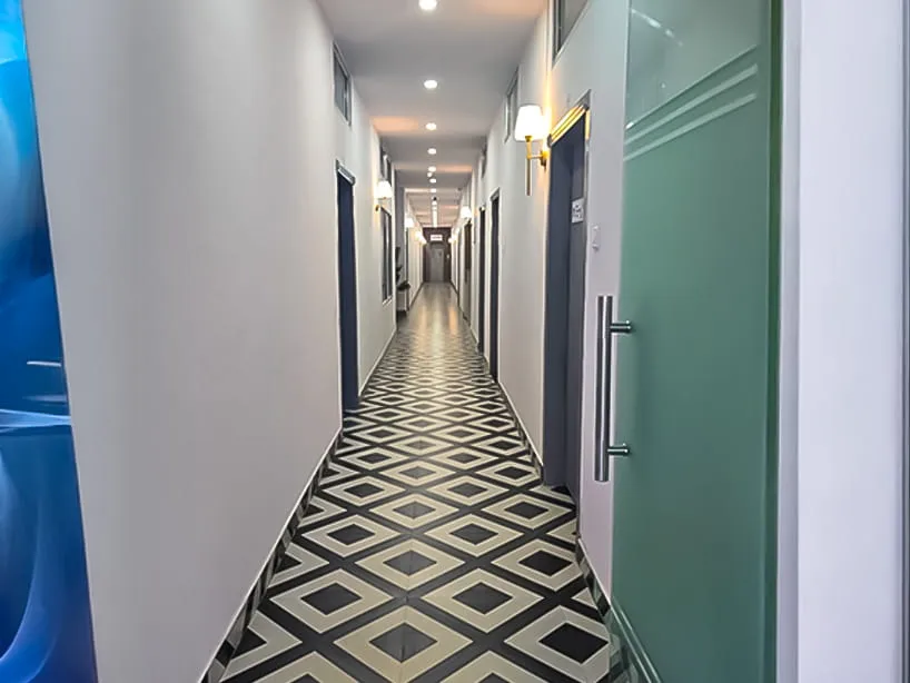 rehab center corridor