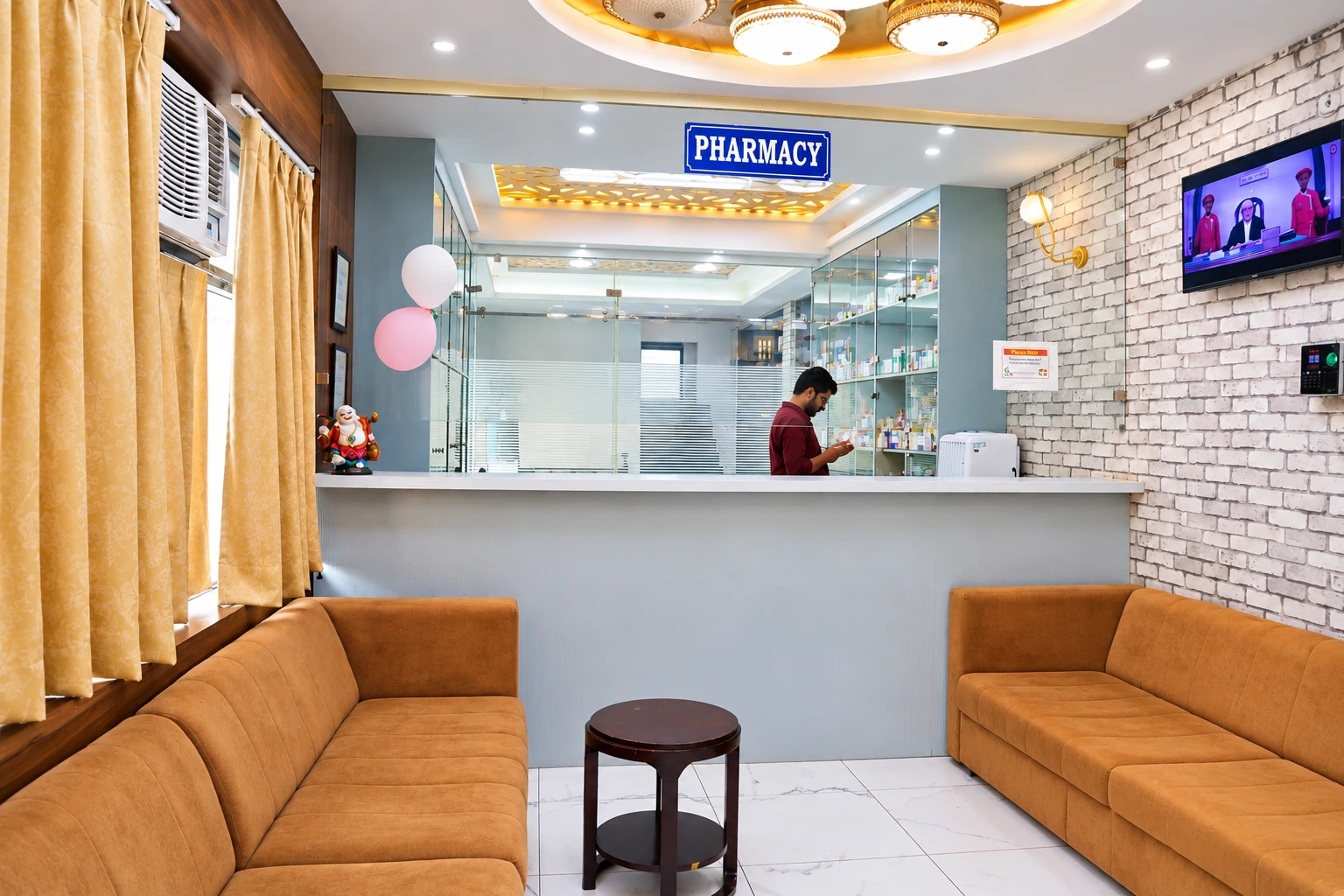 Medical room for detox care at Athena rehab centre, Greater Noida